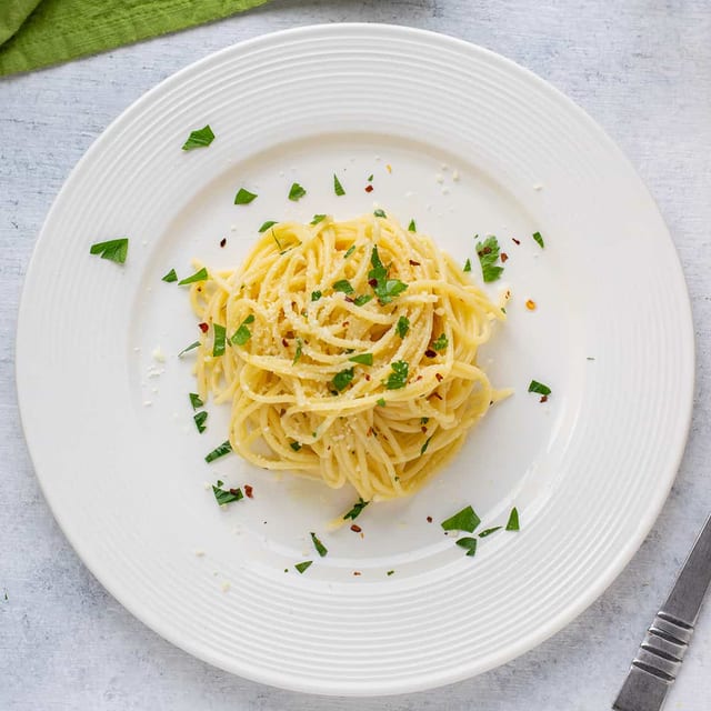 Pasta with Garlic & Oil.