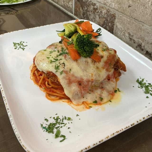 Eggplant Parm.