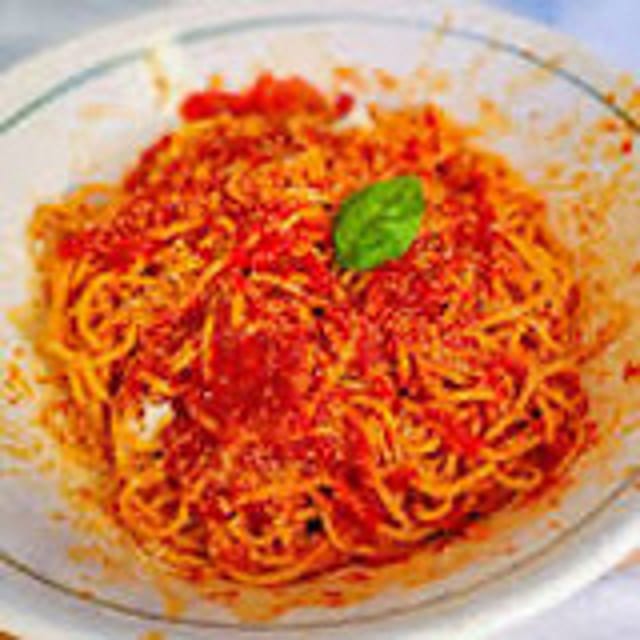 Pasta with Tomato Sauce.