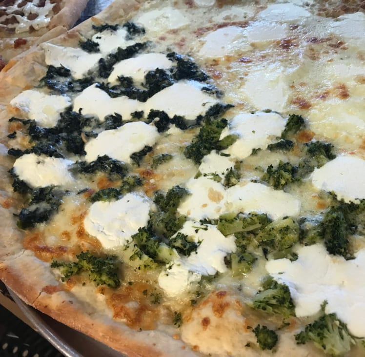 White Spinach Slice.