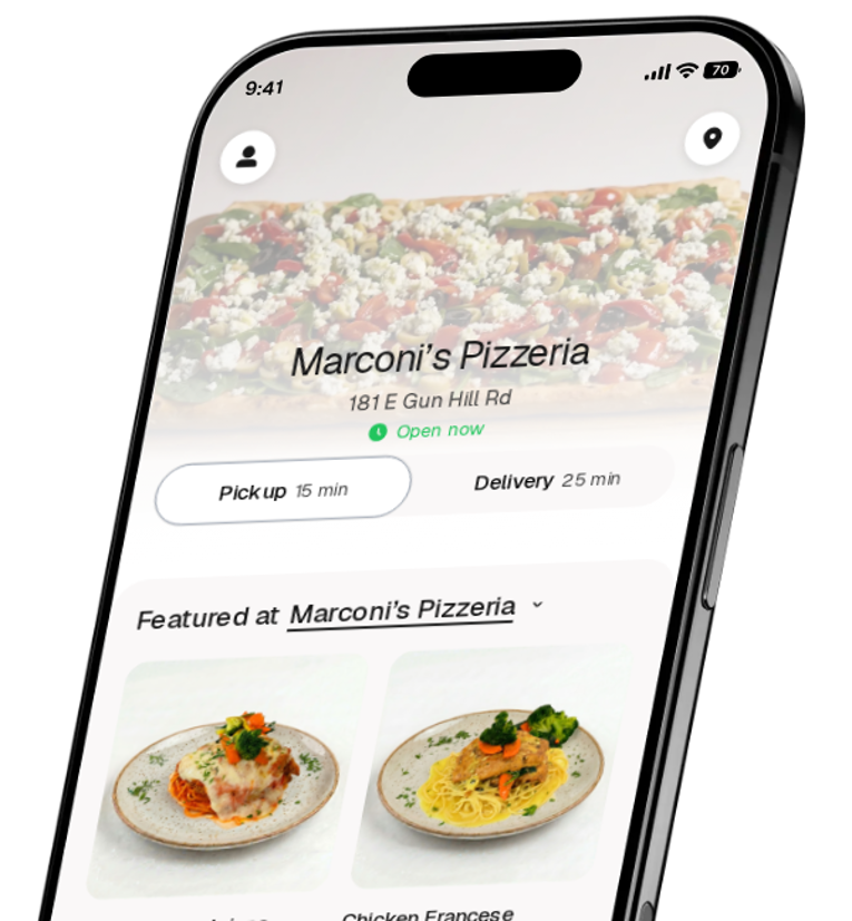 Marconi’s Pizzeria app preview