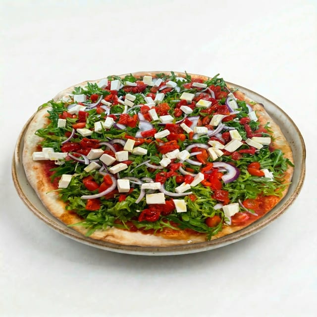 Salad Pizza.