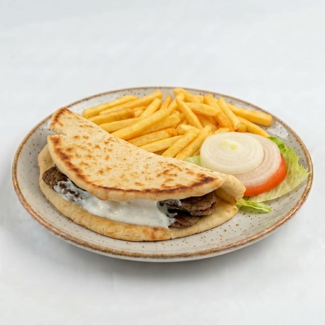 Gyro With Fries.