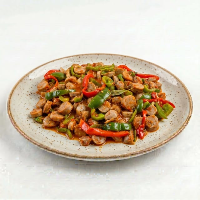 Sausage & Peppers Parm.